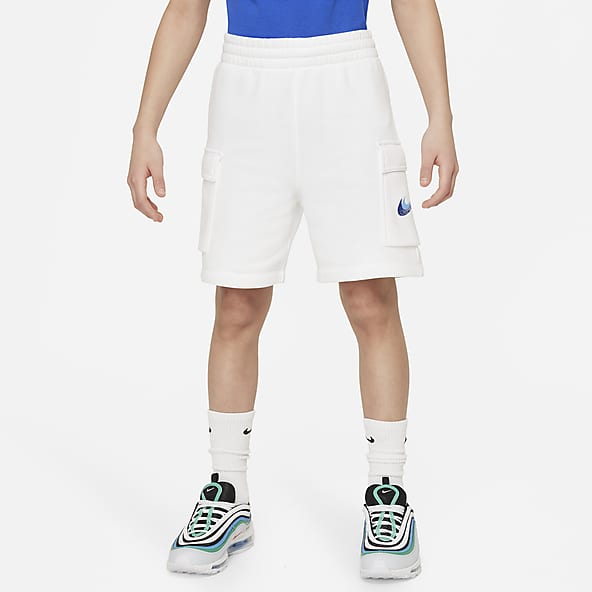 Boys white gym shorts deals